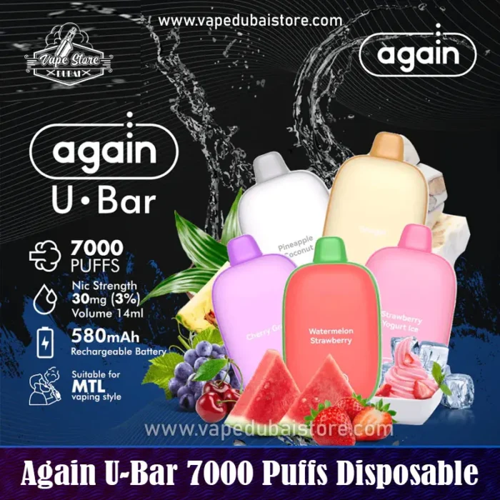 Again U-Bar 7000 Puffs Disposable