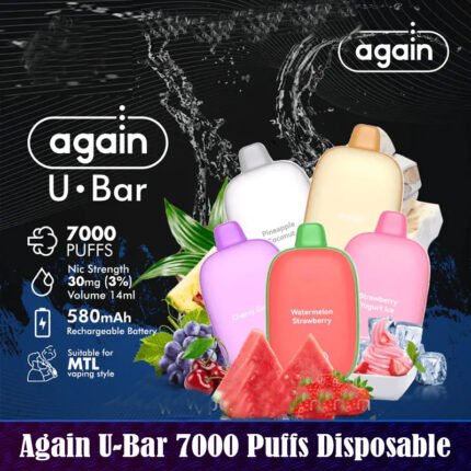 Again U-Bar 7000 Puffs Disposable Vape Dubai