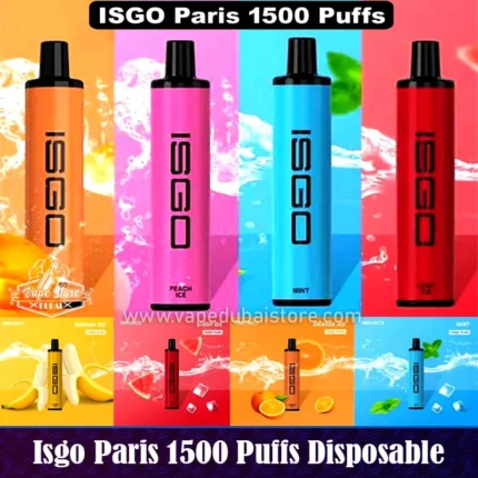 Isgo Paris 1500 Puffs Disposable