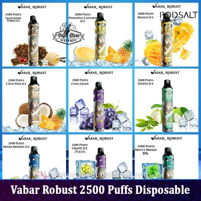 Vabar Robust 2500 Puffs Disposable